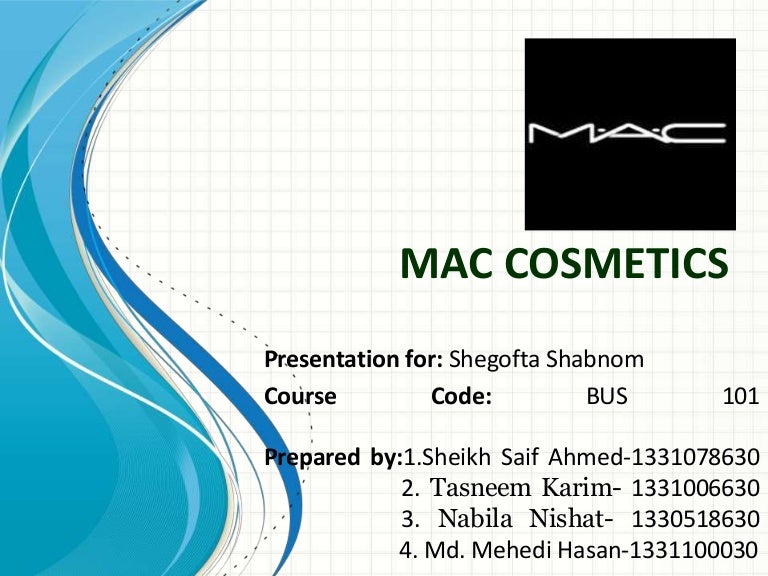 mac cosmetics target market analysis